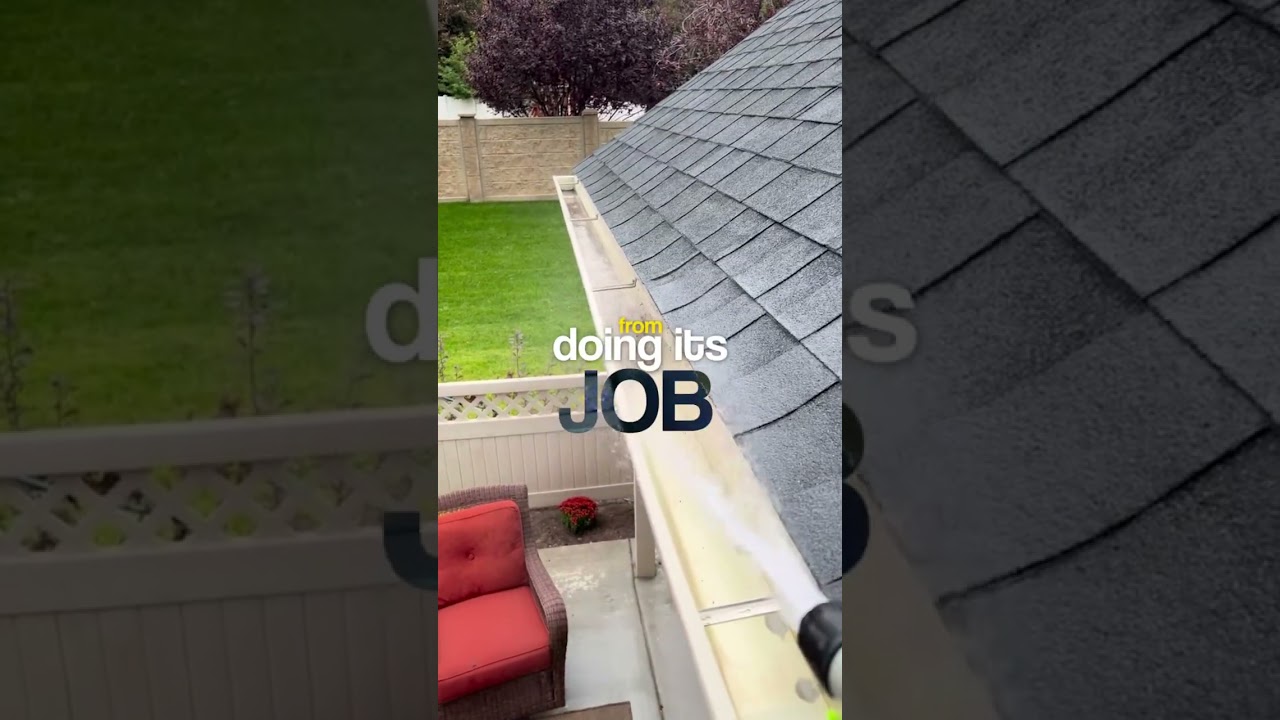 Are your gutters holding onto rain water? Well, they shouldn’t be. 👀