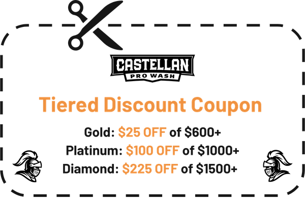Tiered Coupon for exterior cleaning services
