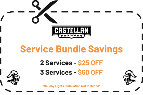 Service Bundle Coupon for exterior cleaning services